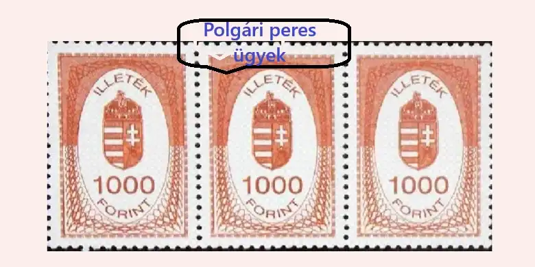 Polgári eljárási illetékek