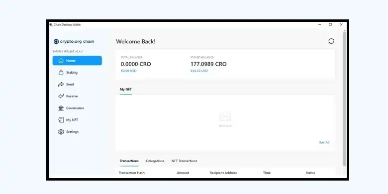 Crypto.org Chain Desktop Wallet