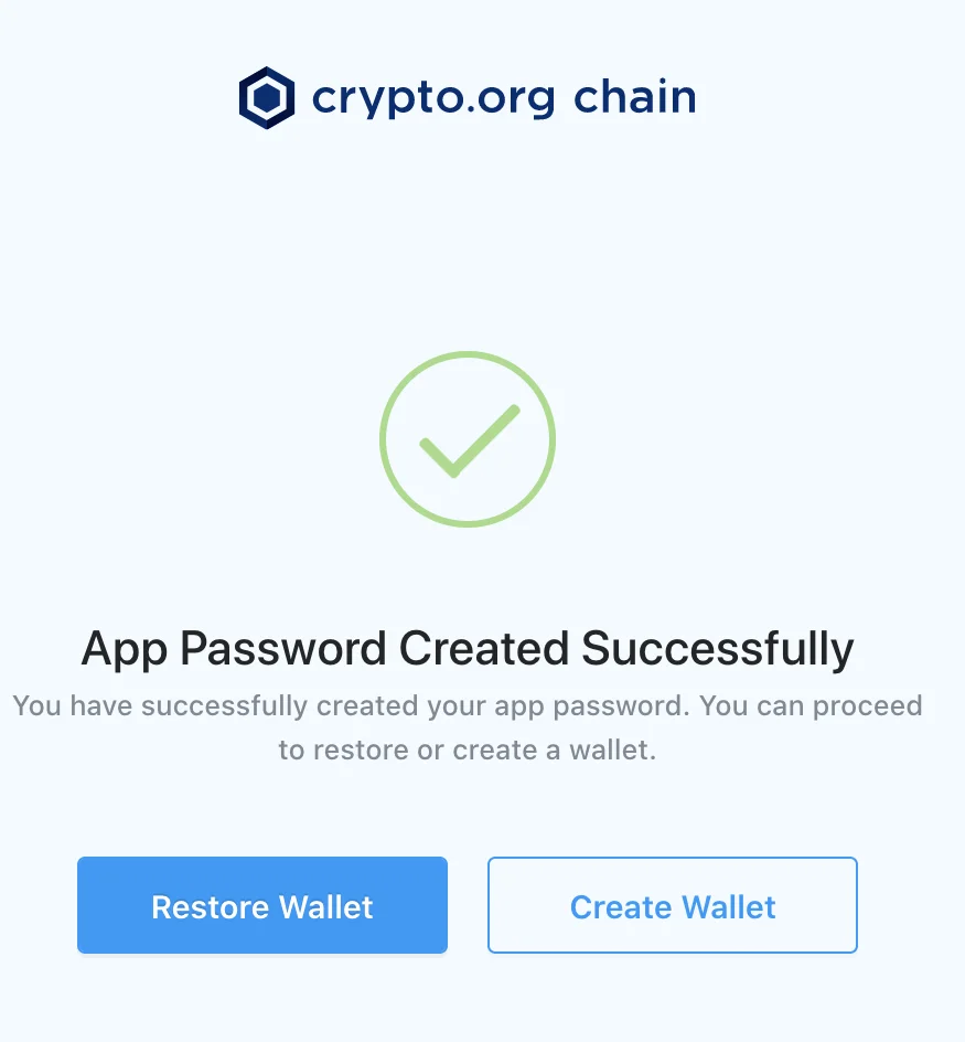 Crypto.org Chain Desktop Wallet helyreallÃ­tÃ¡s vagy teljesen Ãºj regisztrÃ¡ciÃ³