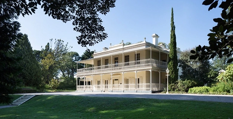 Como-kastély, Melbourne, Ausztrália látnivalók egyike. Ugyanakkor mostanság úgy hívják Como Garden and House.