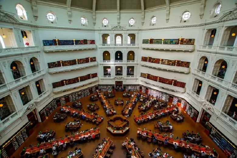 State Library - Victoria állam, Állami Könyvtára, Melbourne, Ausztrália