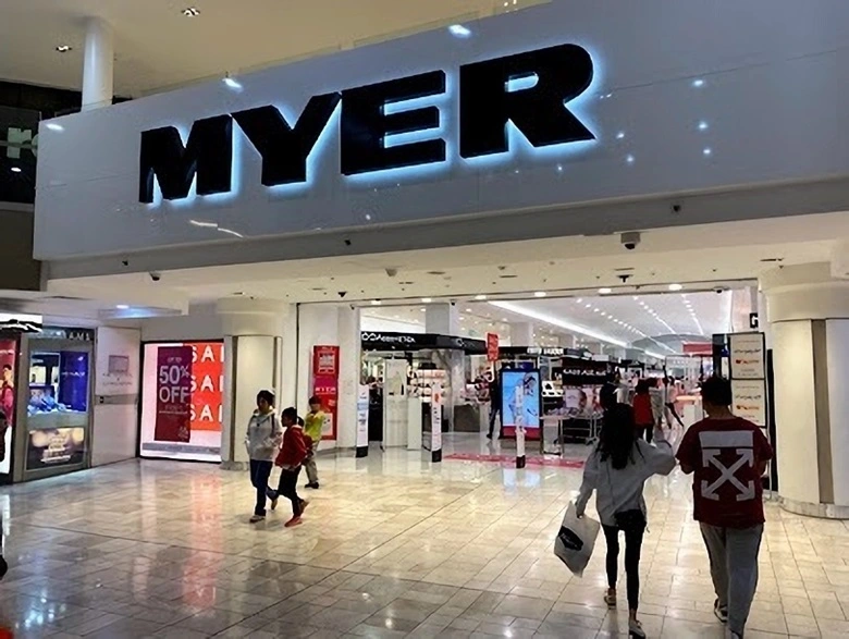 Myer áruház a Rundle Mall sétálóutcában, Adelaide