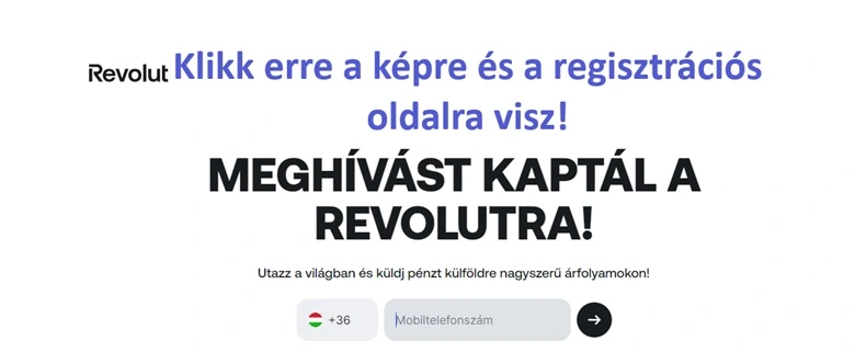 Revolut kártya - Revolut regisztráció