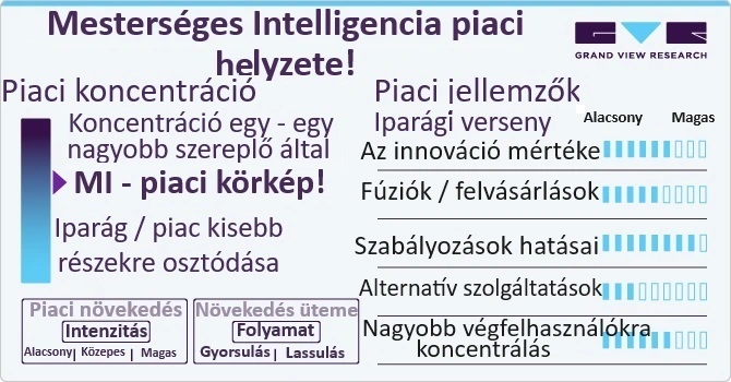 Ai mesterséges intelligencia : piaci koncentráció és jellemzők