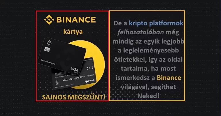 Binance kártya