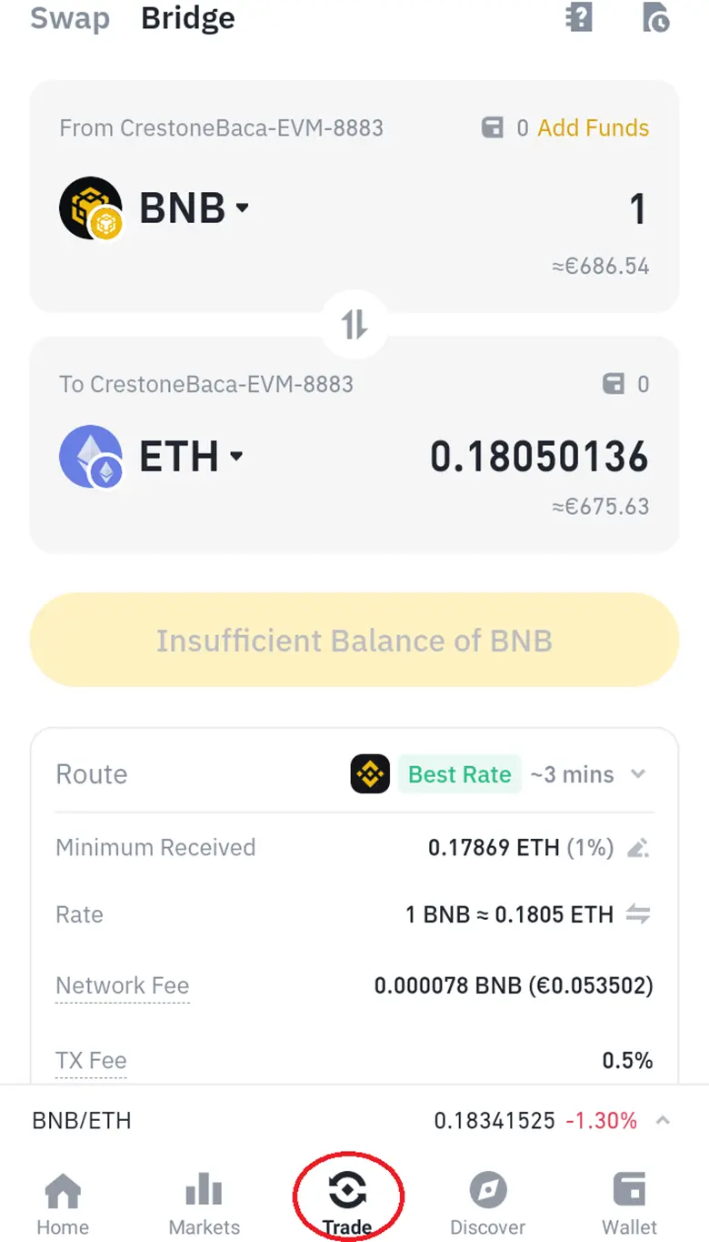 Binance Web3 Wallet : Swap és Bridge funkciók!