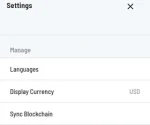 Litewallet kriptotárca beállítások