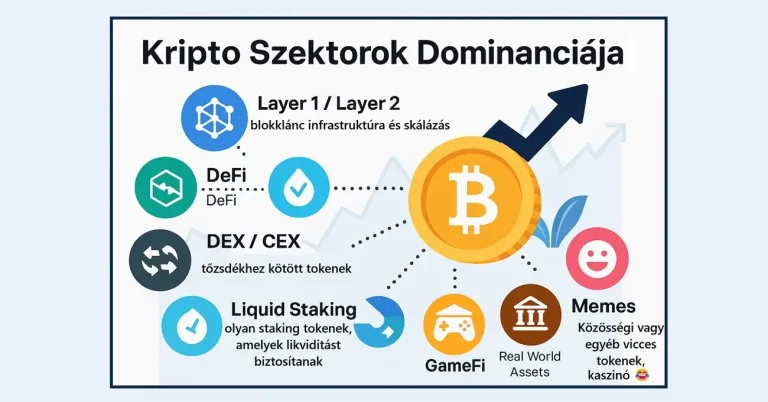 Kripto szektorok dominanciája