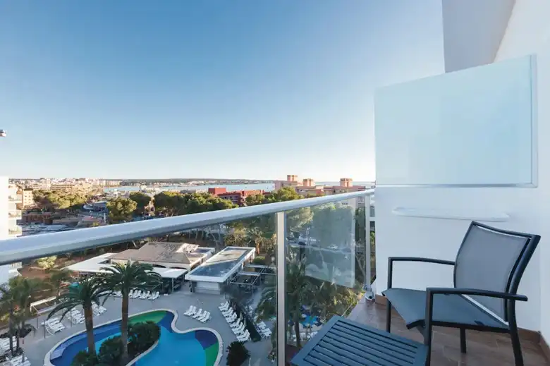 Hotel Riu Bravo, az erkélyről a panoráma, mindenképpen nagy bravó.