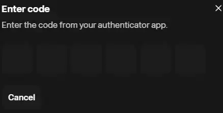 Defi app kriptotárca regisztrációjakor a kétfaktoros hitelesítés (2FA) sikerességének ellenőrzése.