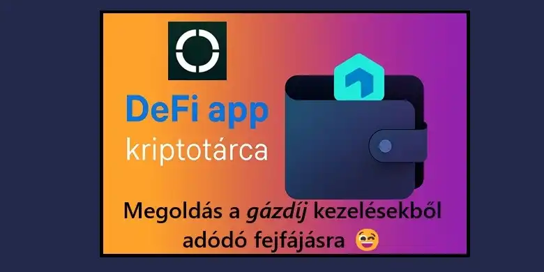 Defi app kriptotárca