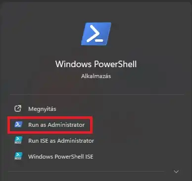 Windows Defender kikapcsolása a PowerShell segítségével. 