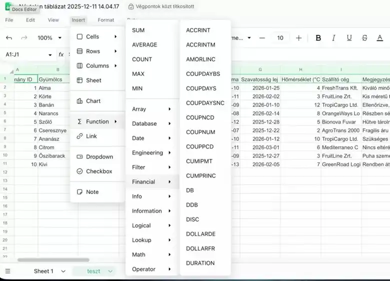 Proton Sheets : egy újabb Proton termék, ezúttal az, ami az online táblázatkezelést valósítja meg, immáron végpontok között titkosítva.