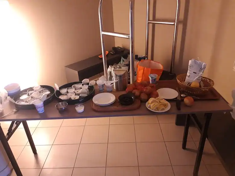 Egy fotó ami Balu szaunamester kézjegye avagy védjegye. Itt olyan finomságokat készített ami mind külsőleg, bent a szaunában tökéletes, mind pedig fogyasztásra.