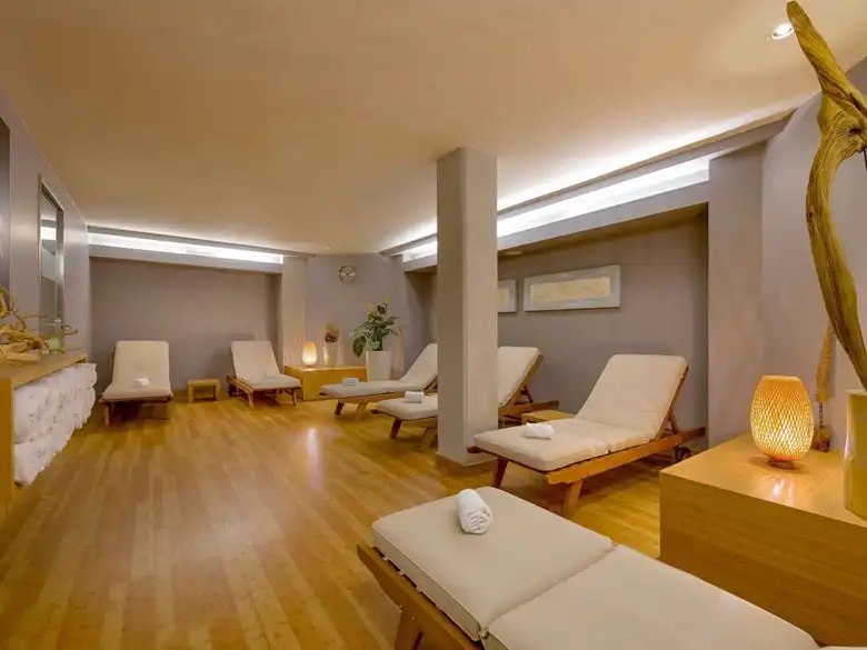 Relaxációs zóna wellness részleg