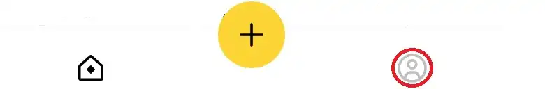 A Binance Square fontosabb lehetőségei a felhasználói ikonra való kattintás útján érhetők el az applikációban.